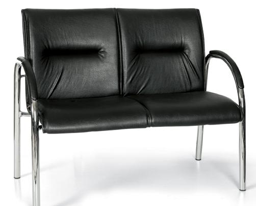 RELAX İKİLİ BEKLEME KOLTUĞU SİYAH